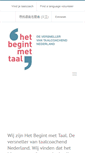 Mobile Screenshot of hetbegintmettaal.nl